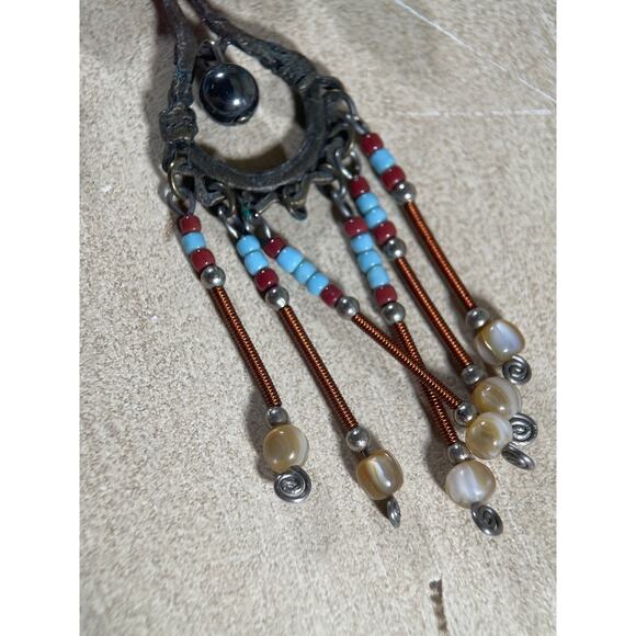 Turquoise 5 Necklaces, 1 pair Earrings Lot, Various Vintages & Styles - Picture 11 of 16